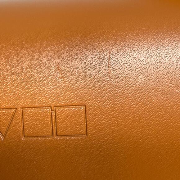 Oliver Peoples Eyeglasses Case Hard Shell Light Brown Flip Top CASE ONLY H19877 - Picture 5 of 6